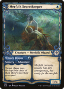 Merfolk Secretkeeper // Venture Deeper (ELD-284) - Throne of Eldraine: (Showcase) Foil