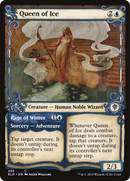 Queen of Ice // Rage of Winter (ELD-285) - Throne of Eldraine: (Showcase) Foil