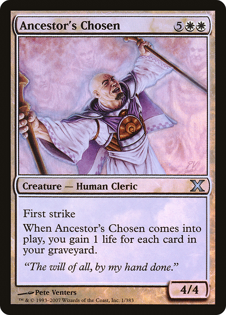 Ancestor's Chosen (10E-01★) - Tenth Edition Foil