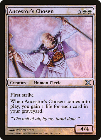 Ancestor's Chosen (10E-01★) - Tenth Edition Foil