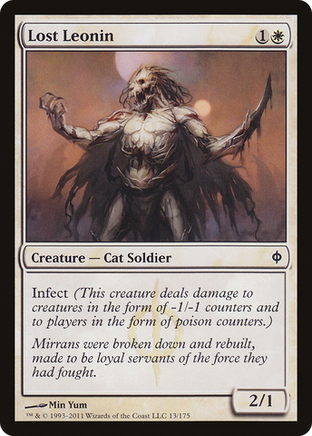 Lost Leonin (NPH-013) - New Phyrexia Foil