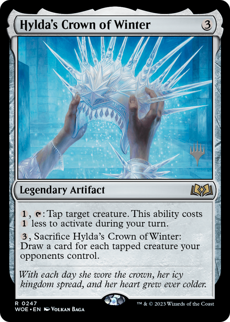Hylda's Crown of Winter (PPWOE-247P) - Wilds of Eldraine Promos