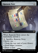 Ransom Note (0357) (Extended Art) (MKC-357) - Murders at Karlov Manor Commander: (Extended Art)