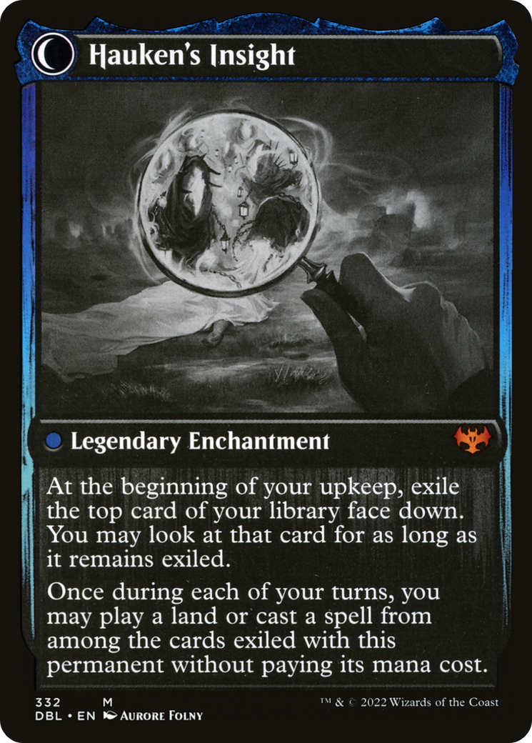 Jacob Hauken, Inspector // Hauken's Insight (DBL-332) - Innistrad: Double Feature: (Double Faced Transform) Foil