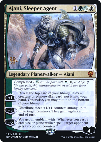 Ajani, Sleeper Agent (PRE-192S) - Dominaria United Promos Foil