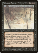Ashes to Ashes (DRK-) - The Dark