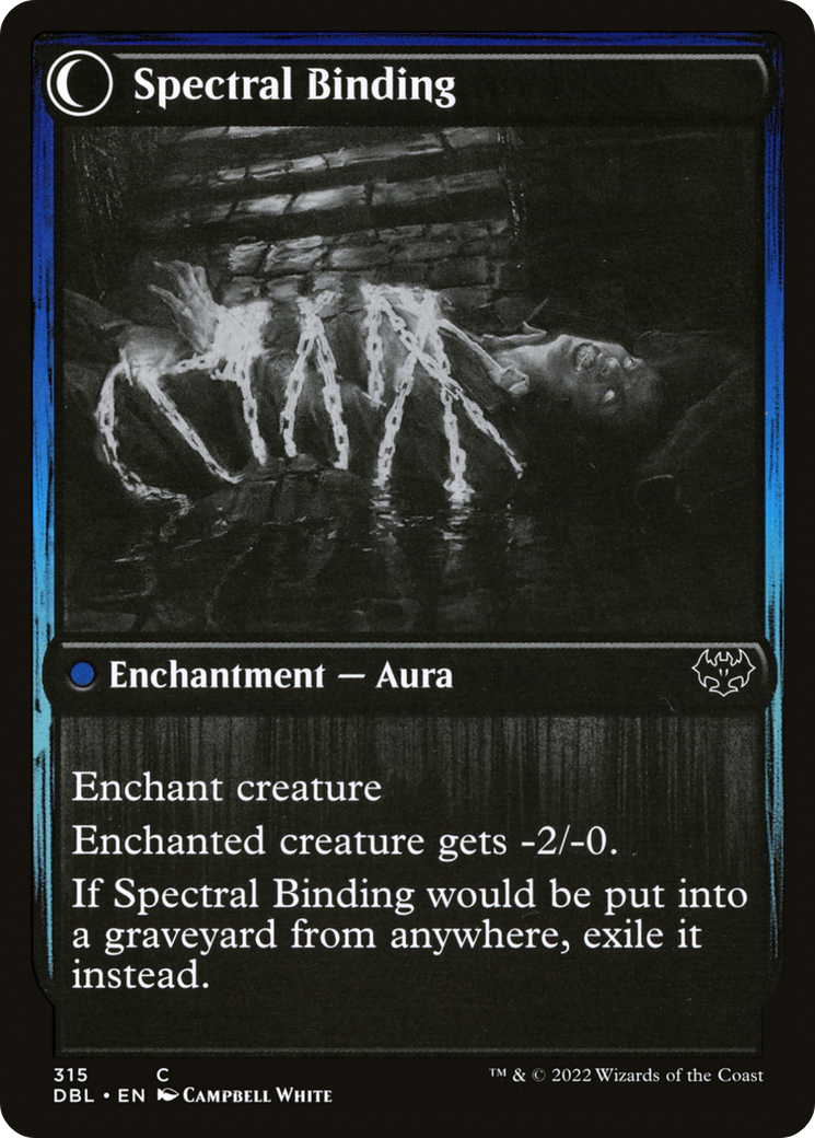 Binding Geist // Spectral Binding (DBL-315) - Innistrad: Double Feature: (Double Faced Transform)