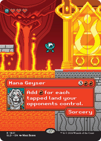 Mana Geyser (SLD-1821) - Secret Lair Drop (Borderless)