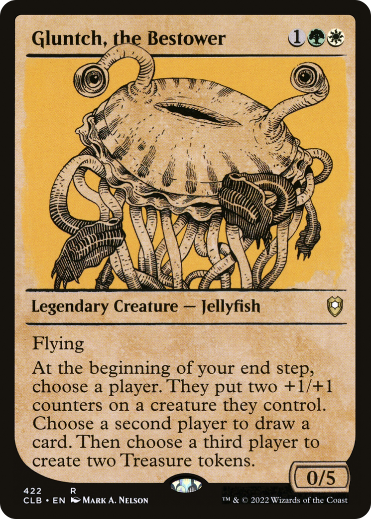 Gluntch, the Bestower (CLB-422) - Commander Legends: Battle for Baldur's Gate: (Showcase) Foil