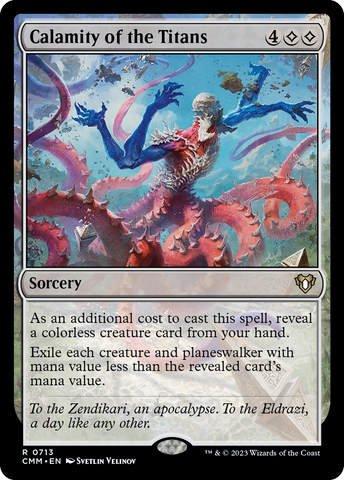 Calamity of the Titans (CMM-713) - Commander Masters