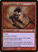 Uncontrollable Anger (10E-244★) - Tenth Edition Foil