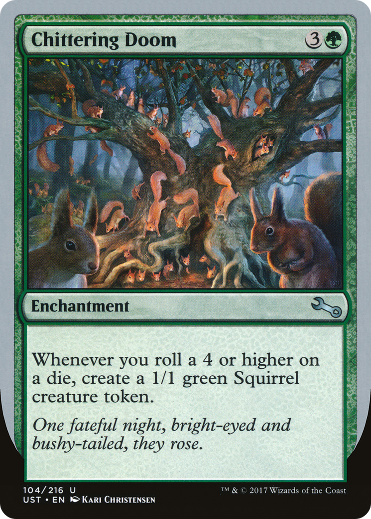 Chittering Doom (UST-104) - Unstable Foil