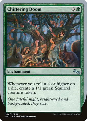 Chittering Doom (UST-104) - Unstable Foil