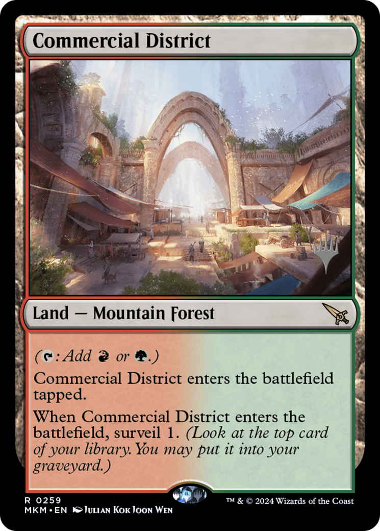 Commercial District (PPMKM-259) - Murders at Karlov Manor Promos Foil