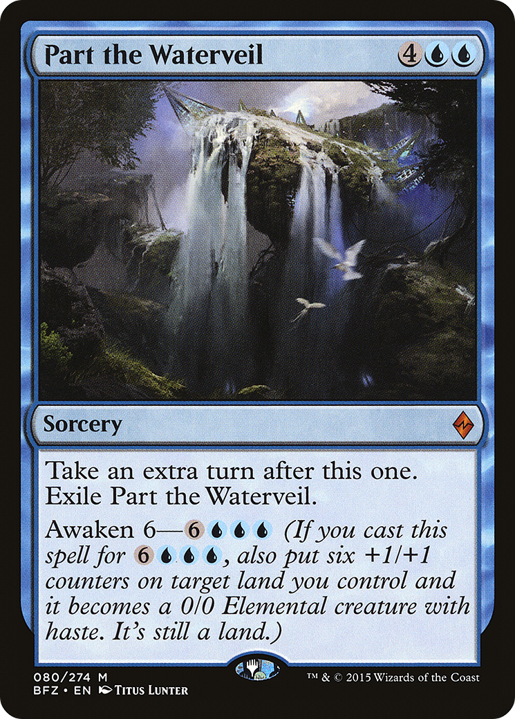 Part the Waterveil (BFZ-080) - Battle for Zendikar Foil