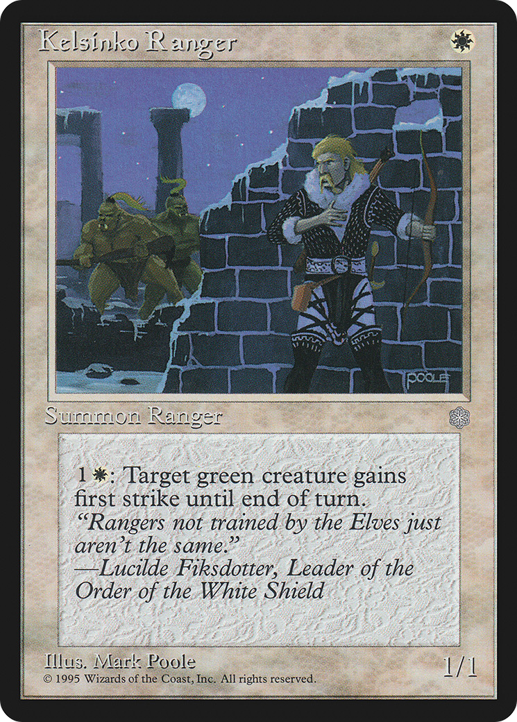 Kelsinko Ranger (ICE-033) - Ice Age