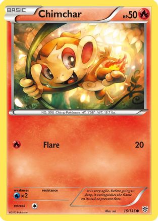 Chimchar (15/135) [Black & White: Plasma Storm]