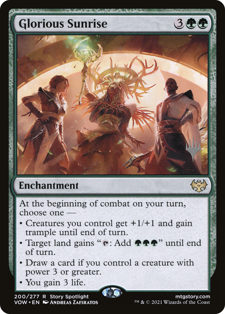 Glorious Sunrise (PPDMU-200) - Innistrad: Crimson Vow Promos