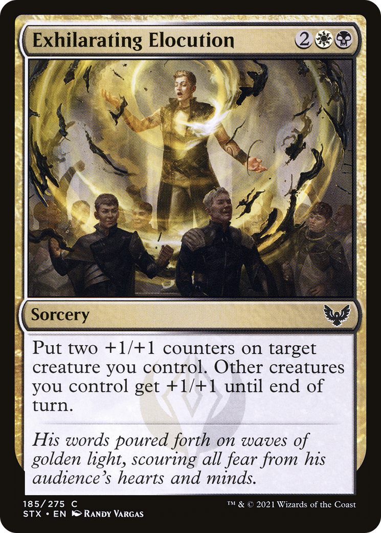 Exhilarating Elocution (STX-185) - Strixhaven: School of Mages Foil