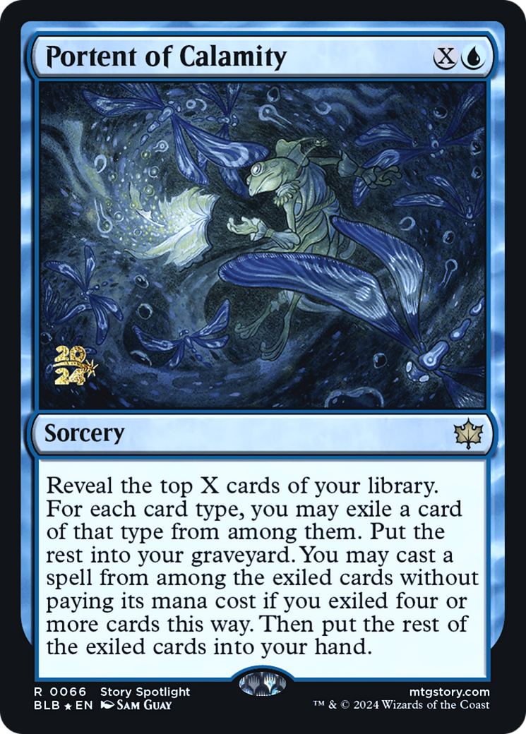 Portent of Calamity (PRE-066) - Bloomburrow Promos Foil