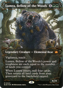 Lumra, Bellow of the Woods (BLB-343) - Bloomburrow: (Showcase) (Borderless) Foil