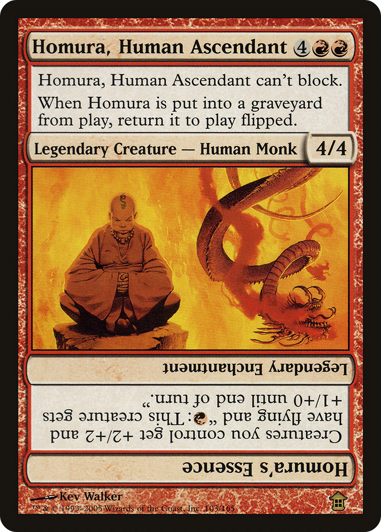 Homura, Human Ascendant // Homura's Essence (SOK-103) - Saviors of Kamigawa