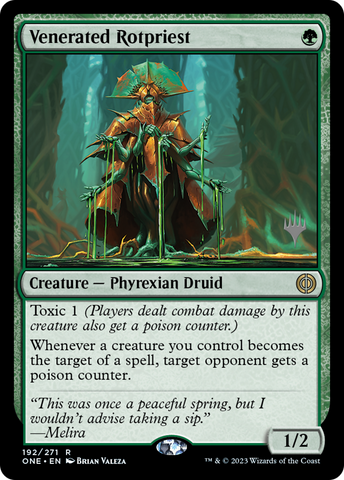 Venerated Rotpriest (PPONE-192P) - Phyrexia: All Will Be One Promos
