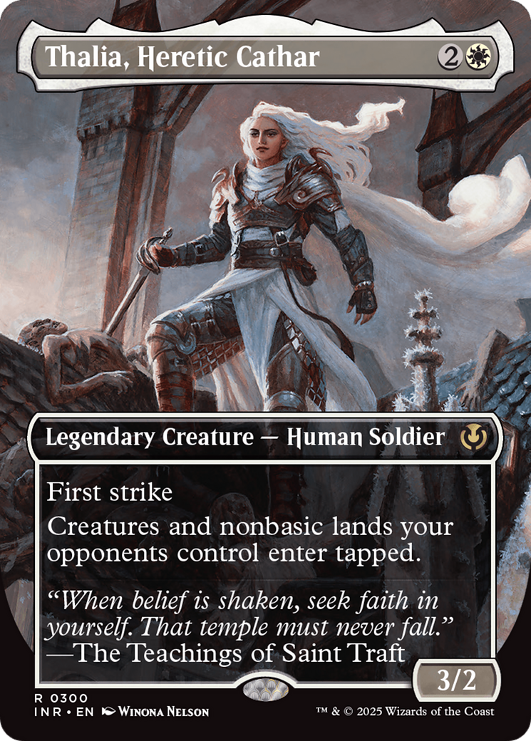 Thalia, Heretic Cathar (INR-300) - Innistrad Remastered (Borderless) Foil