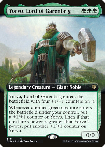 Yorvo, Lord of Garenbrig (ELD-376) - Throne of Eldraine: (Extended Art)