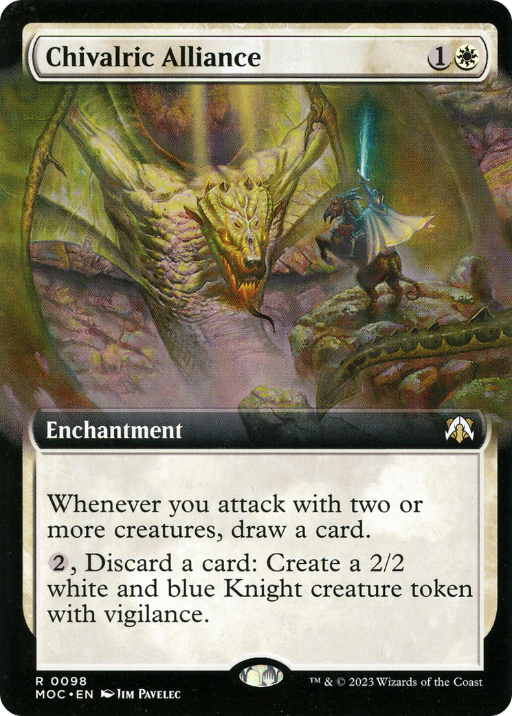 Chivalric Alliance (MOC-098) - March of the Machine Commander: (Extended Art)