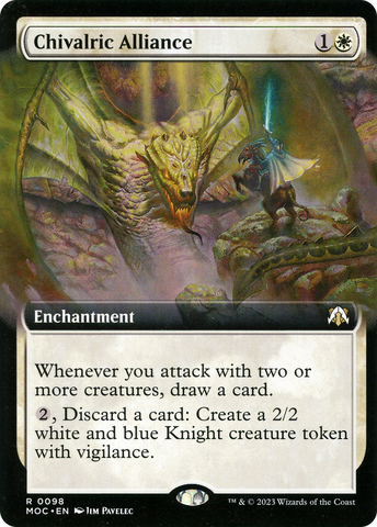 Chivalric Alliance (MOC-098) - March of the Machine Commander: (Extended Art)