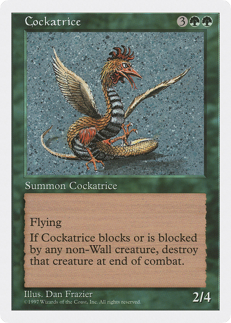Cockatrice (5ED-284) - Fifth Edition