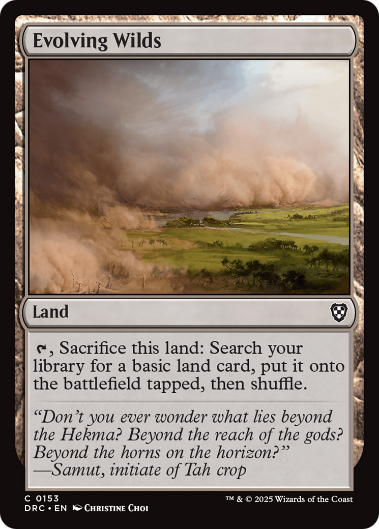 Evolving Wilds (DRC-153) - Commander: Aetherdrift