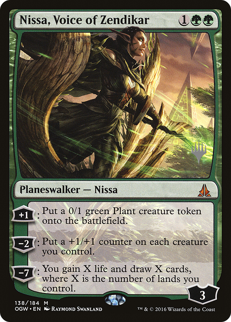 Nissa, Voice of Zendikar (PPIKO-138P) - Oath of the Gatewatch Promos Foil