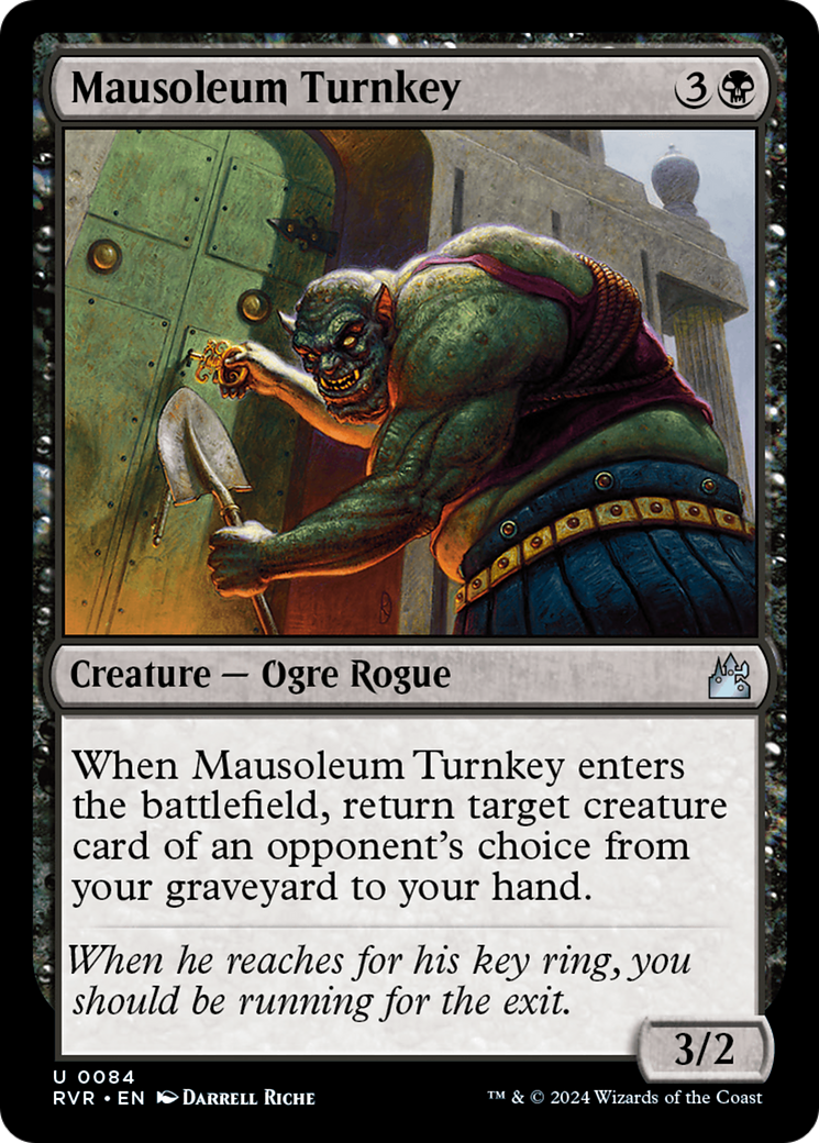 Mausoleum Turnkey (RVR-084) - Ravnica Remastered Foil