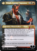 Valki, God of Lies // Tibalt, Cosmic Impostor (KHM-286) - Kaldheim (Borderless) Foil