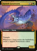 Sarinth Greatwurm (BRO-358) - The Brothers' War: (Extended Art) Foil