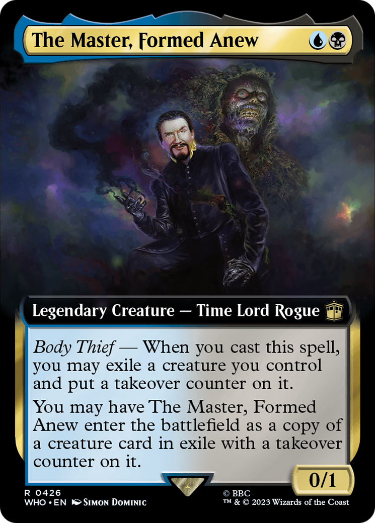 The Master, Formed Anew (WHO-426) - Doctor Who: (Extended Art)