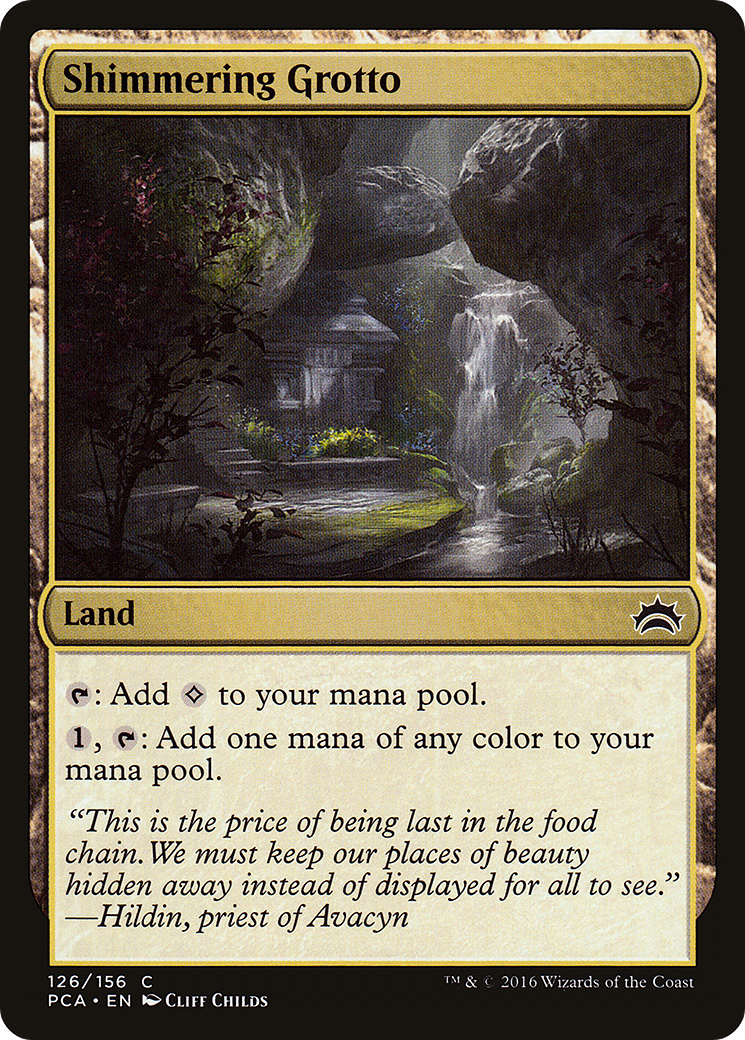Shimmering Grotto (PCA-126) - Planechase Anthology