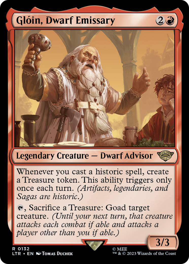 Glóin, Dwarf Emissary (LTR-132) - The Lord of the Rings: Tales of Middle-earth