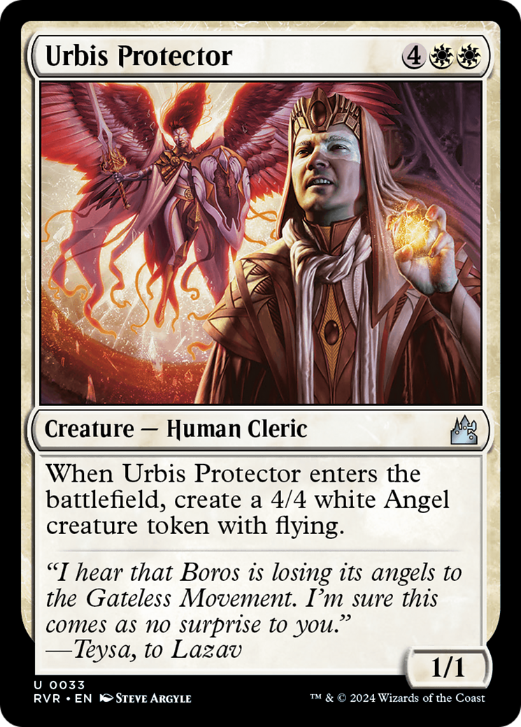 Urbis Protector (RVR-033) - Ravnica Remastered Foil