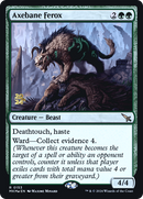 Axebane Ferox (PRE-153) - Murders at Karlov Manor Promos Foil