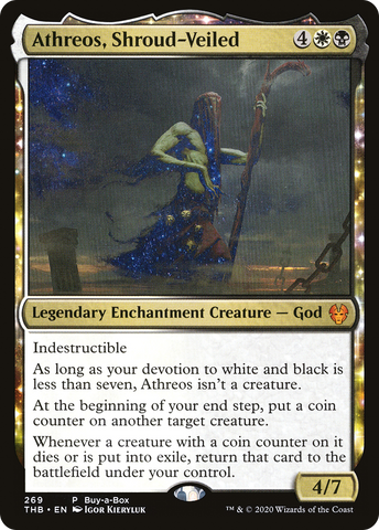 Athreos, Shroud-Veiled (BABP-269) - Theros Beyond Death: (enchantment) Foil