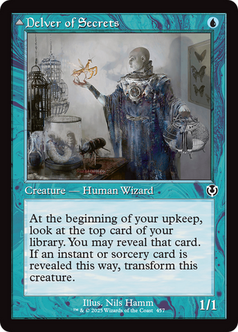 Delver of Secrets // Insectile Aberration (Retro Frame) (INR-457) - Innistrad Remastered