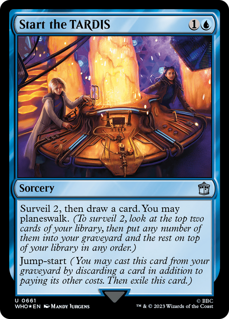 Start the TARDIS (WHO-661) - Doctor Who Foil