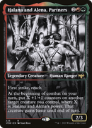 Halana and Alena, Partners (VOW-325) - Innistrad: Crimson Vow: (Showcase) Foil