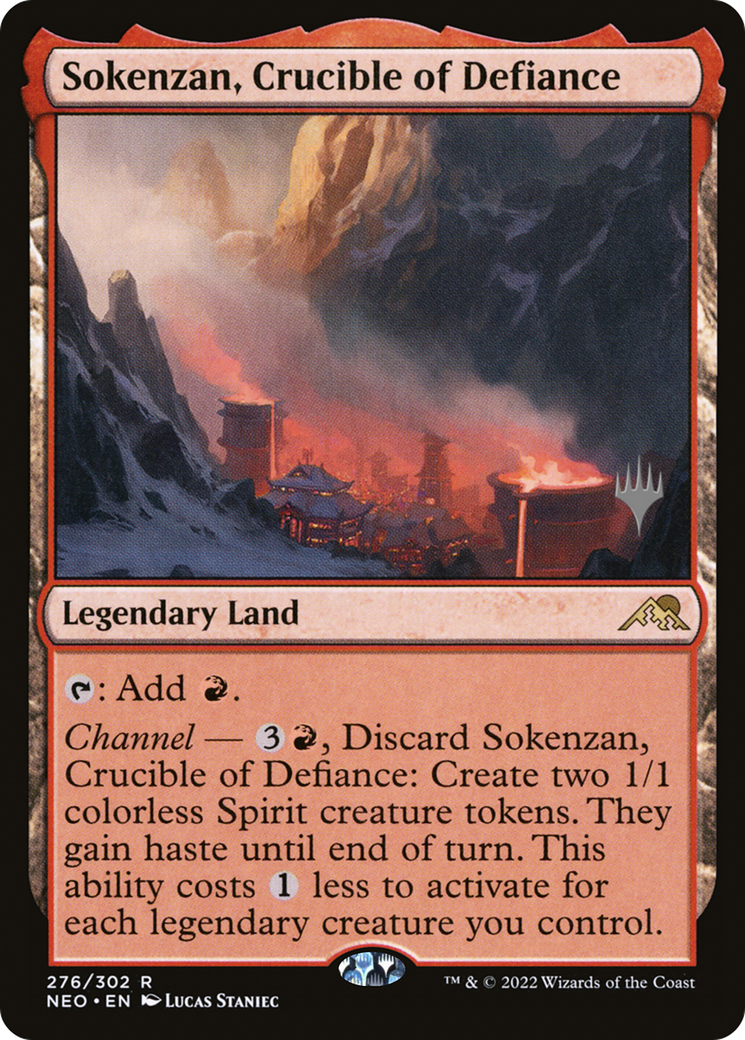 Sokenzan, Crucible of Defiance (PPNEO-276P) - Kamigawa: Neon Dynasty Promos Foil