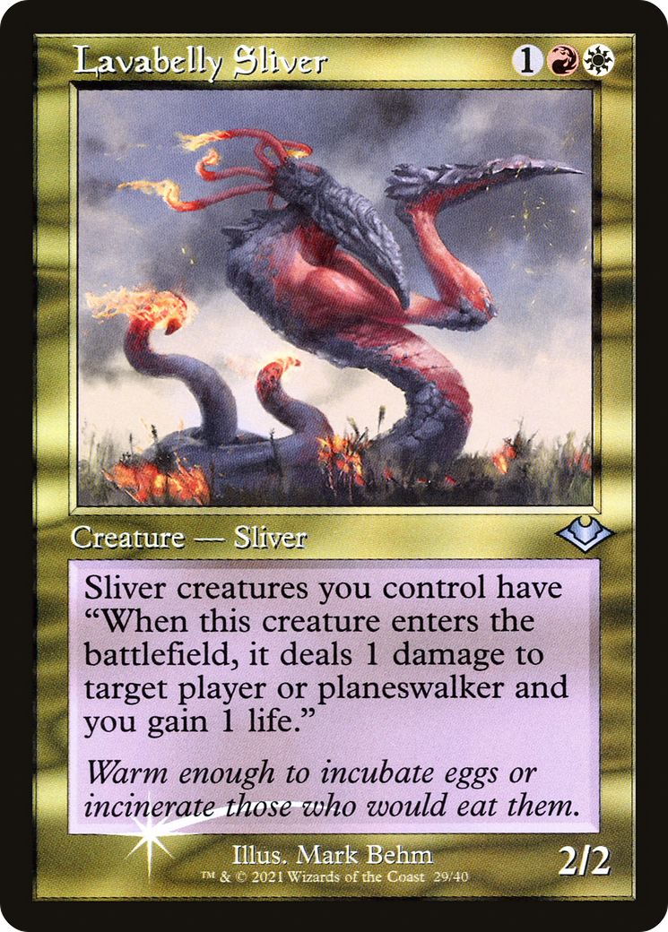 Lavabelly Sliver (MH1-029) - Modern Horizons 1 Timeshifts Foil