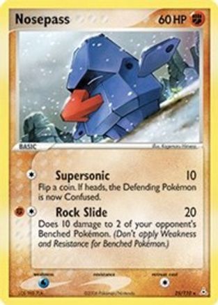 Nosepass (25/110) (Stamped) [EX: Holon Phantoms]