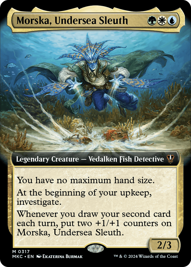 Morska, Undersea Sleuth (MKC-317) - Murders at Karlov Manor Commander: (Extended Art)